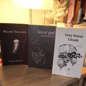 Black and White Poetry Book Set